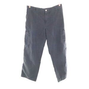 Carhartt Woven Cargo Pants Men Black L Carpenter Classic Active Y2K Wear Outdoor
